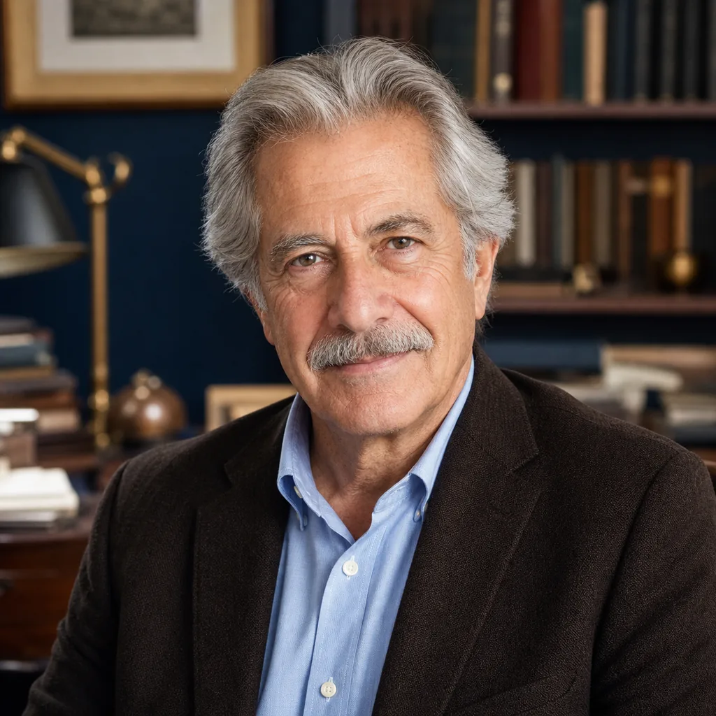AI-generated portrait representing author Donald Webster
