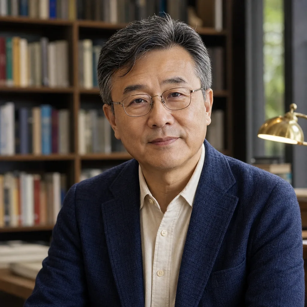 AI-generated portrait representing author James Sanders