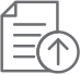 Document featuring an upward-pointing arrow, symbolizing growth or progress in a professional contex.